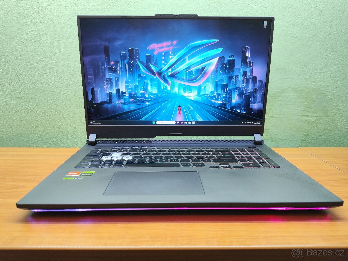 17" ROG Strix G17,R9-16Core,4070-RTX-140w,32Gb,TOP-Záruka.