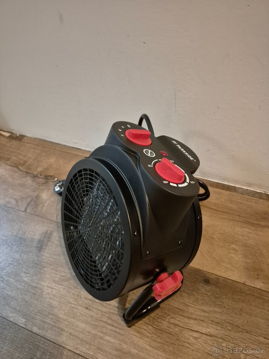 Horkovzdušný keramický ventilátor parkside