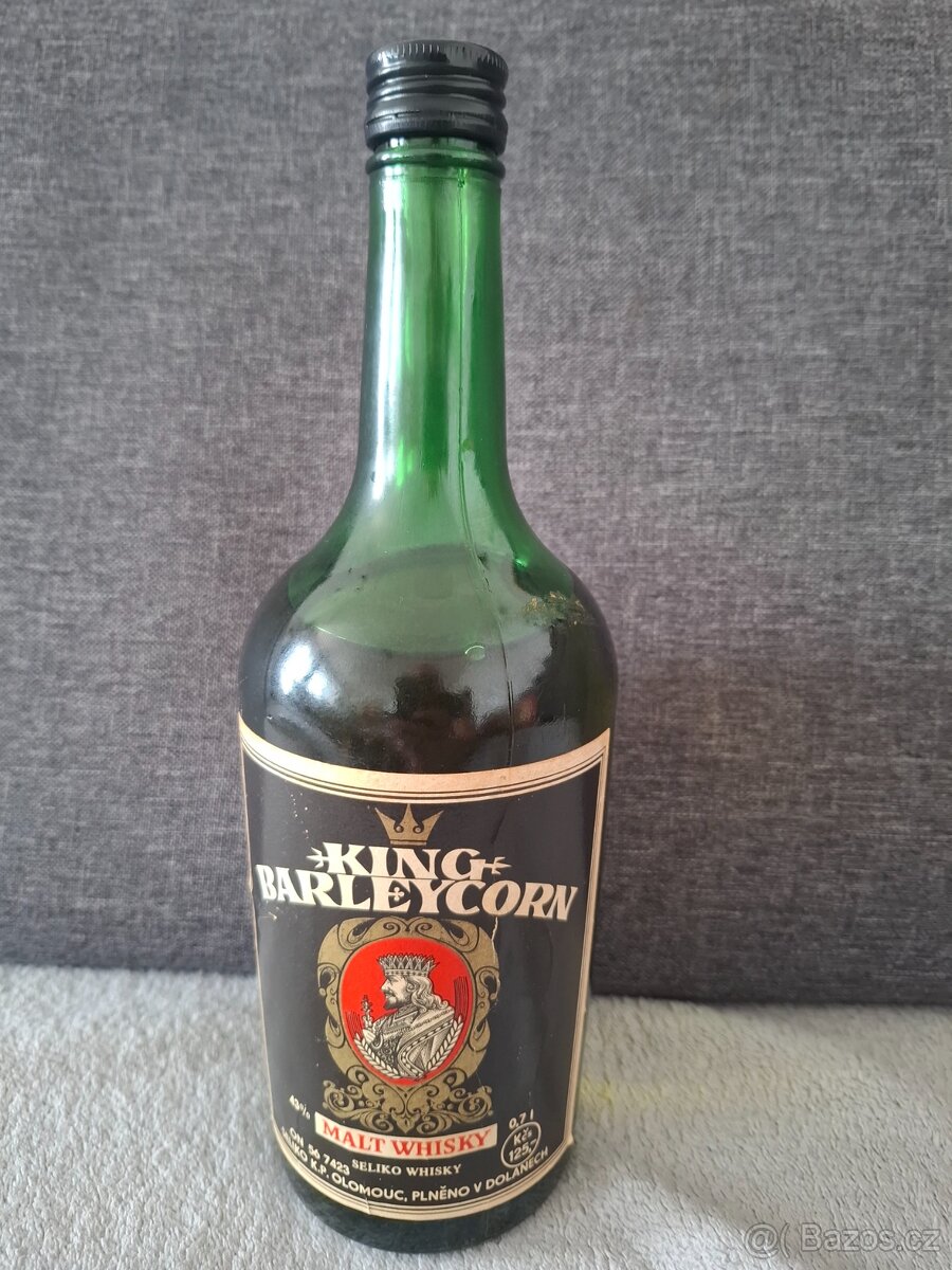 Láhev whisky KING BARLEYCORN