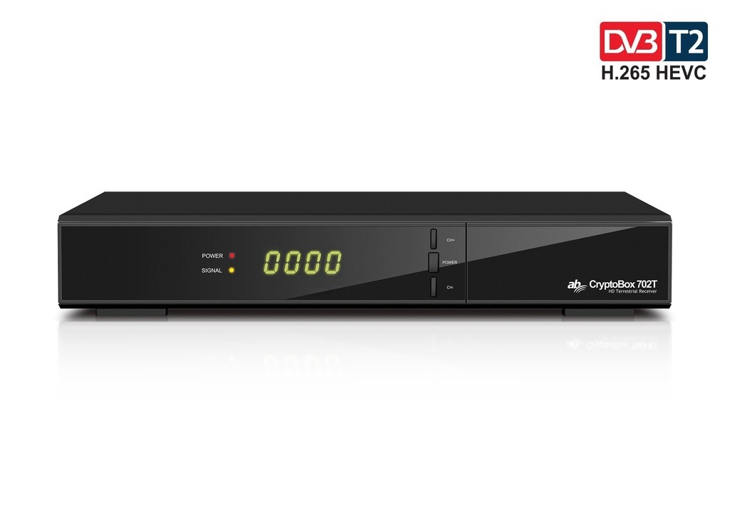 Set-top box DVB-T2 AB CryptoBox 702T H.265 HEVC