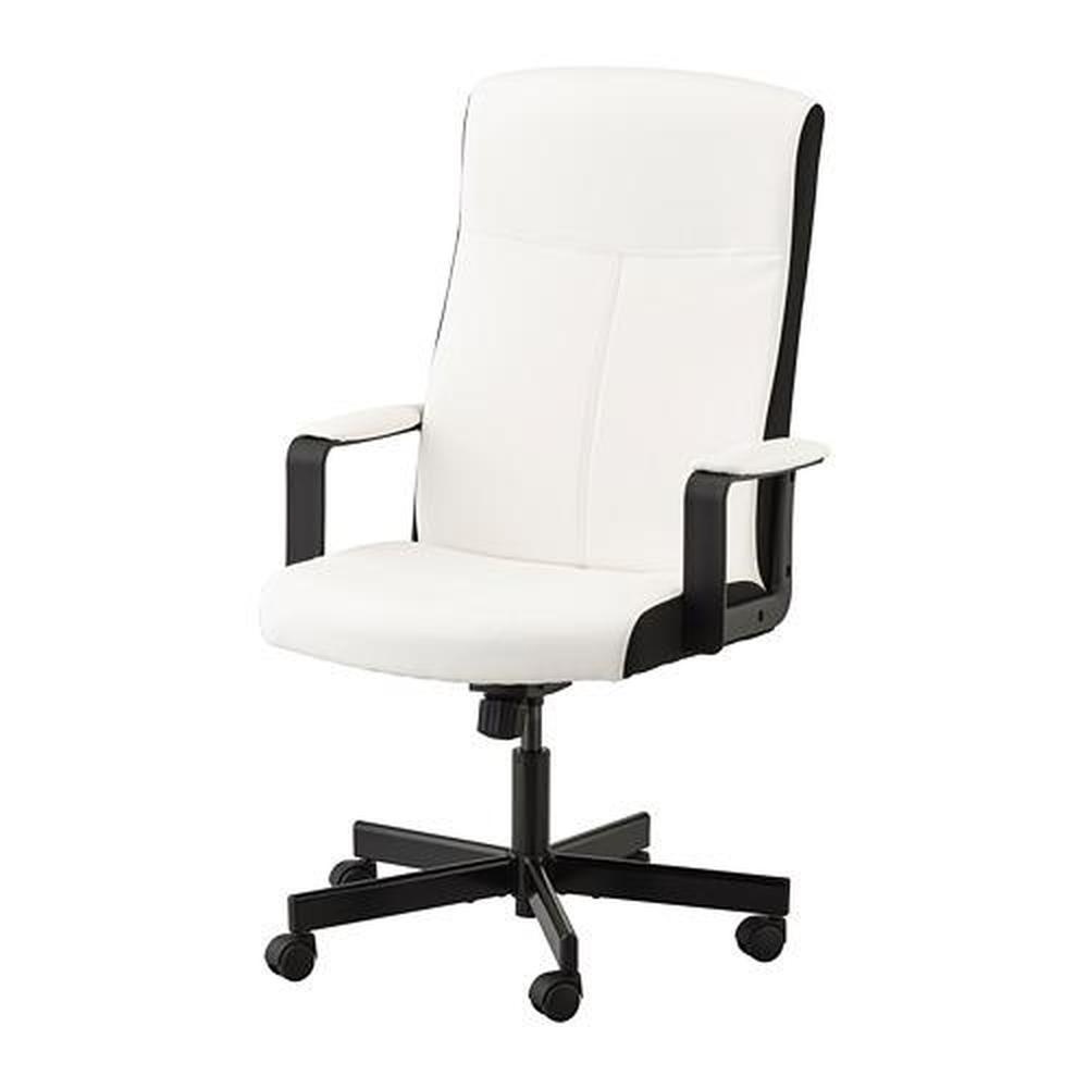 IKEA MILLBERGET Otočná židle, bílá - VELMI DOBRÝ STAV