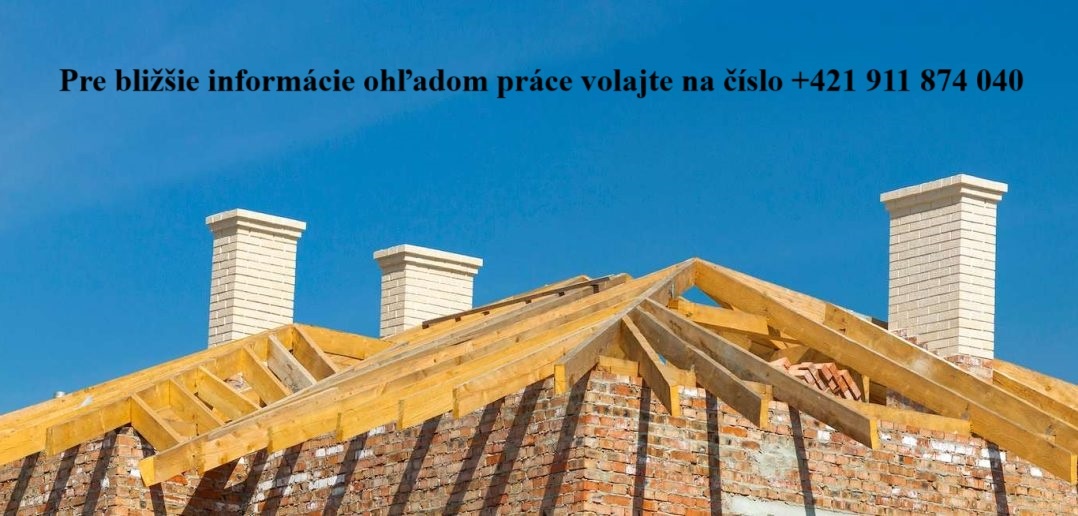 2x strechár pokrývač odchod IHNEĎ