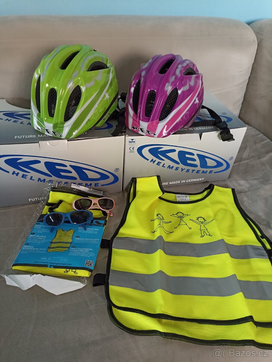 Dětská cyklistická helma KED Meggy vel. S( 46-51cm) + bezpeč