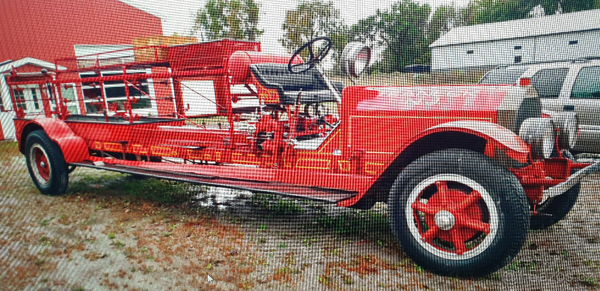 American La France fire truck