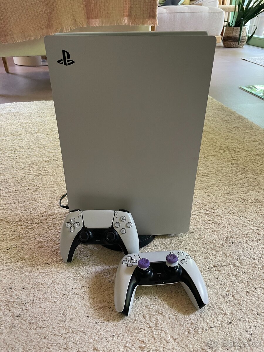 PS5 Digital 700 GB + 2x ovladač