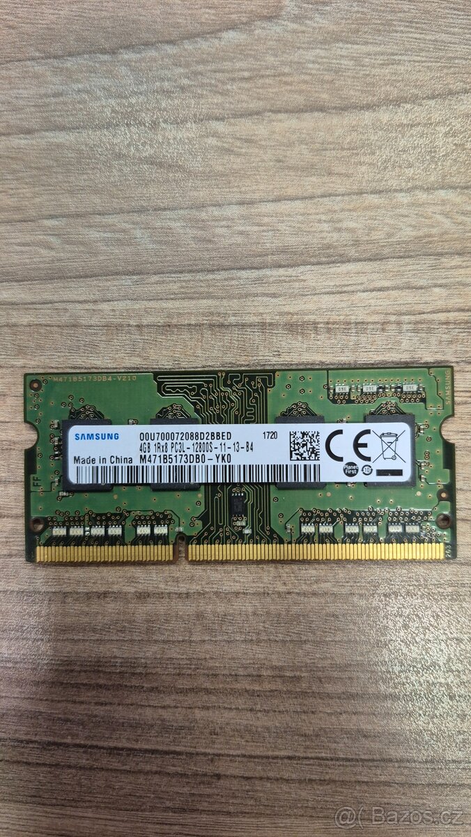 3x RAM 4 GB DDR3L (PC3L) - 1600 MHz (12800S) SODIMM