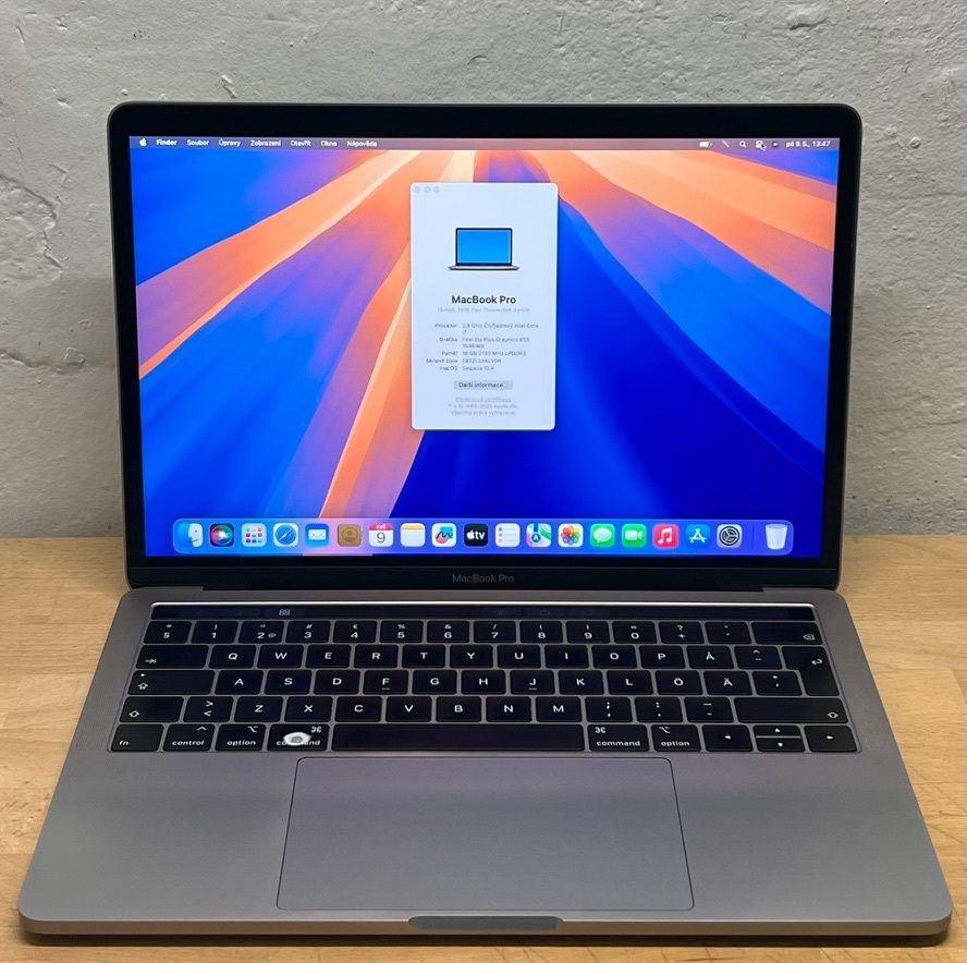 MacBook Pro 2019/16GB RAM/Intel i5/512GB SSD/Záruka