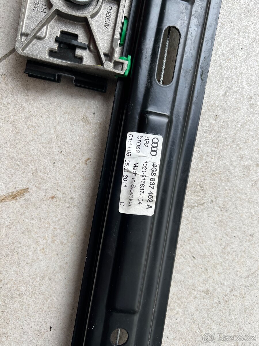 Audi S7 / A7 2011-2018 stahovačka skla 4G8837462A