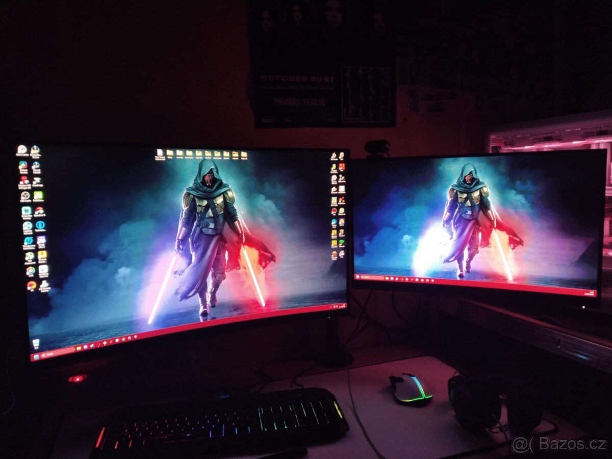 Ideální herní kombo k pc - QHD 32" a FHD 24"