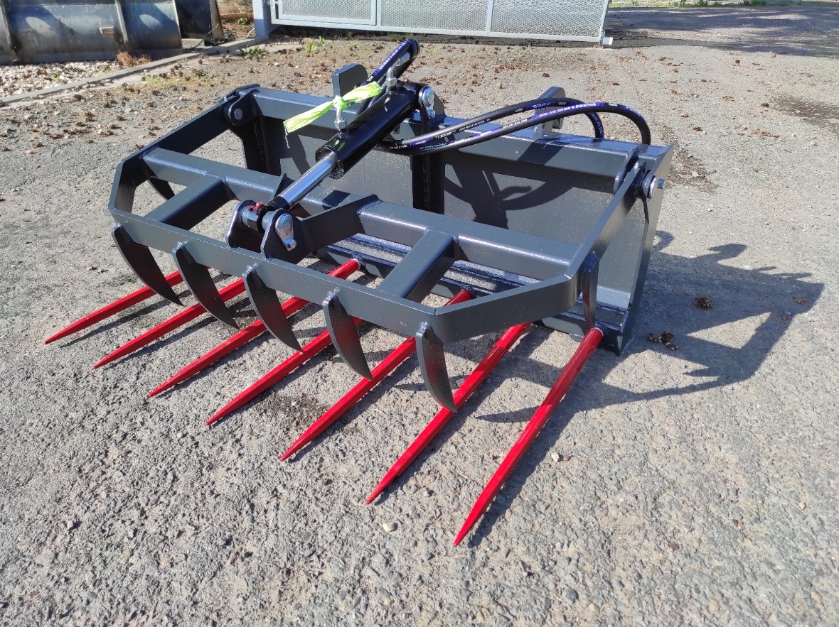 Hydraulické vidle s přídavným přidržovačem