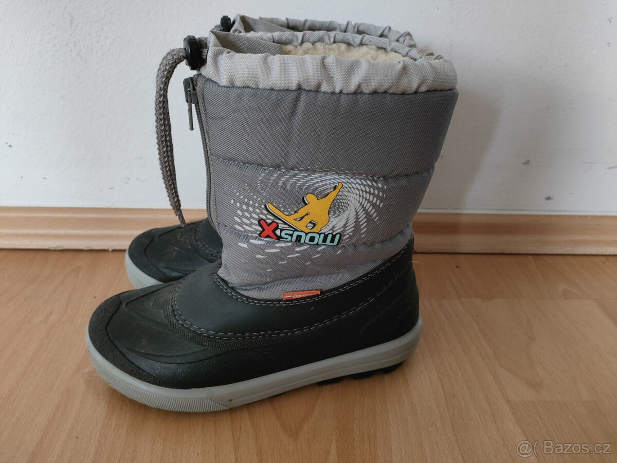 dětské sněhule Demar 34/35 šedé