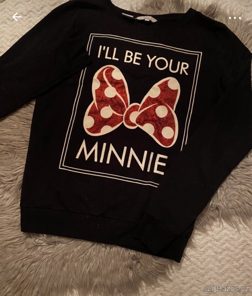 Mikina Disney Minnie Mouse XS, 200 kc neunosím - top