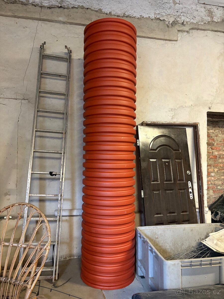 Kanalizační šachtová korugovaná roura (vlnovec) DN 600