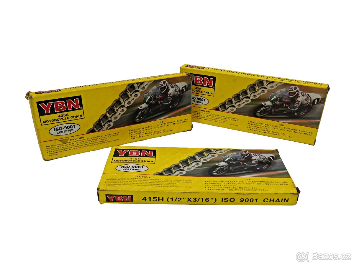 Nový nepoužitý řetěz YBN YBN 415H – 118 článků