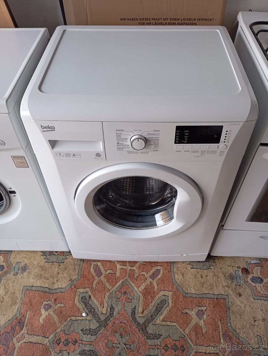 Pračka BEKO – 7 kg, 1200 ot., A+++ – TOP stav