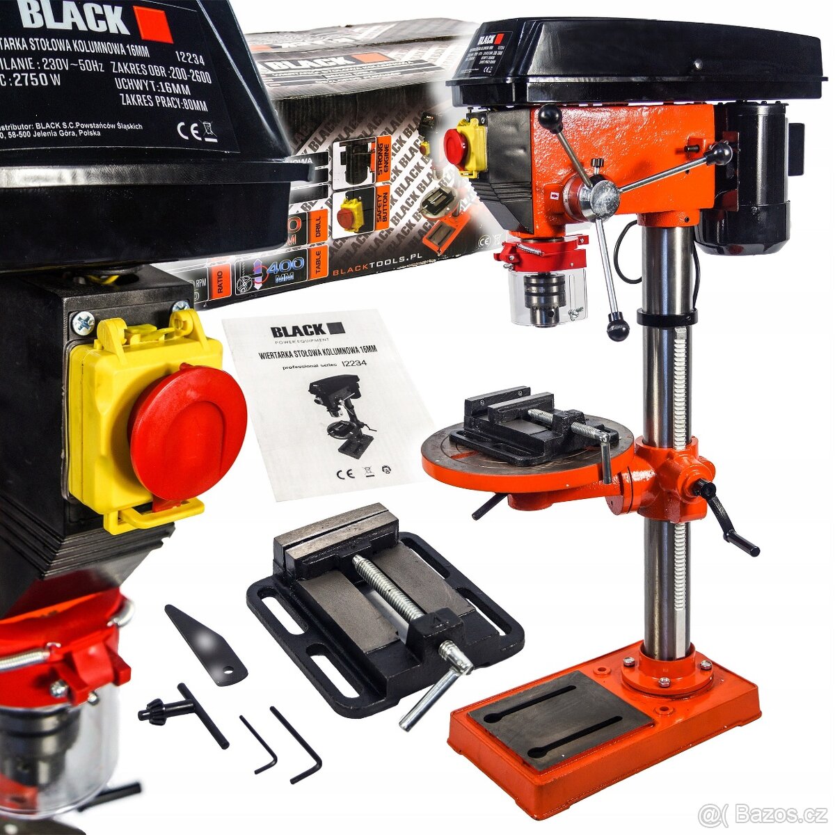 Sloupová vrtačka 2750W