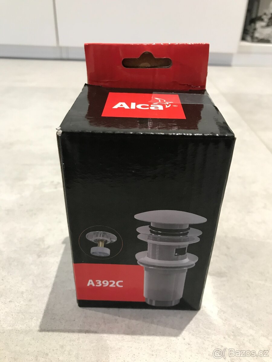 ALCA A392C Klik-klak umyvadlová výpusť - velká krytka 5/4"