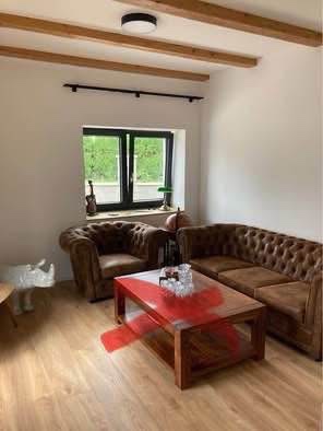 CHESTERFIELD - trojsedacka a křeslo ( Kare Design)