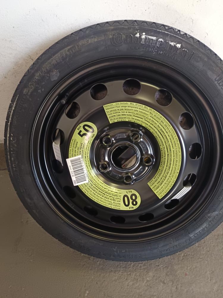 Dojezdové kolo R 16 Volkswagen Škoda Seat Audi