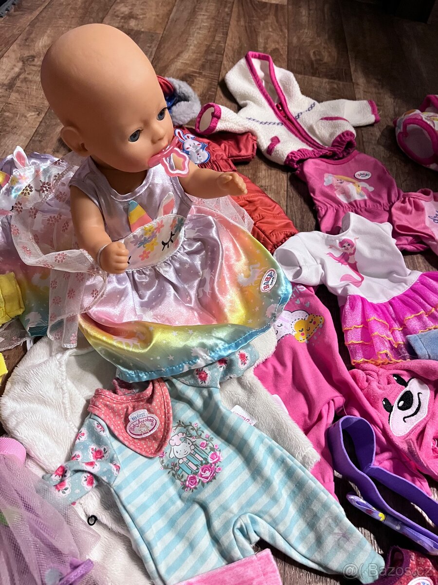 Baby Born panenka 36 cm + mega set příslušenství