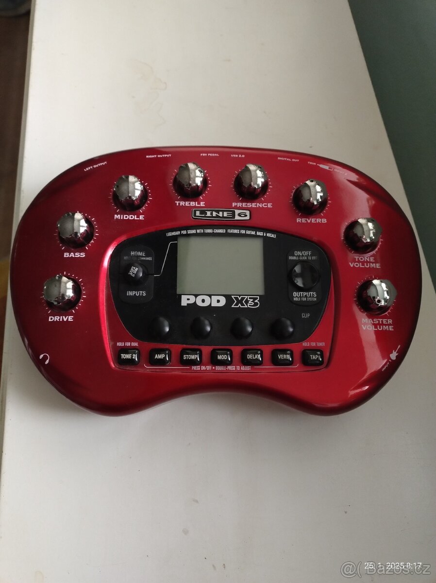 LINE6 POD X3+ Pedál MKII