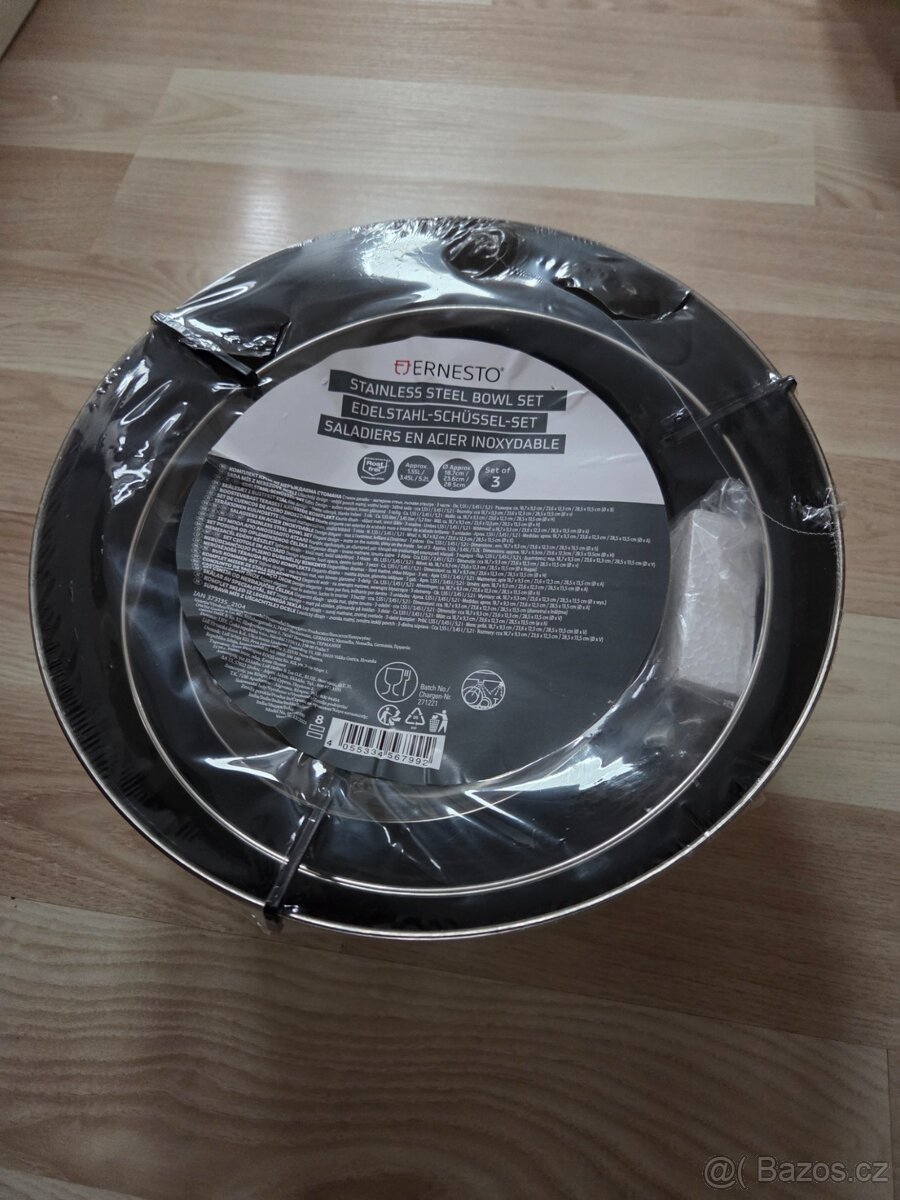 NOVÁ sada nerezových misek Lidl Ernesto Brno