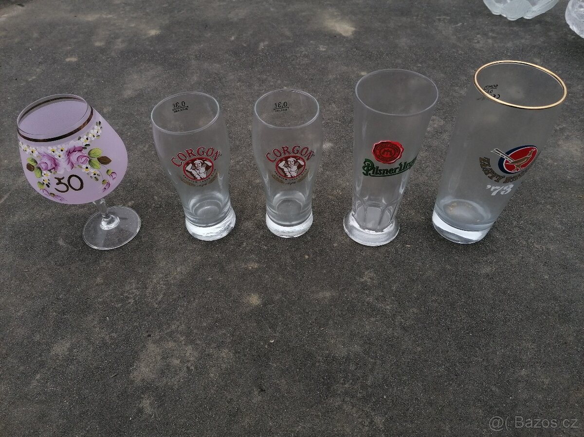 Predám sklenené poháre