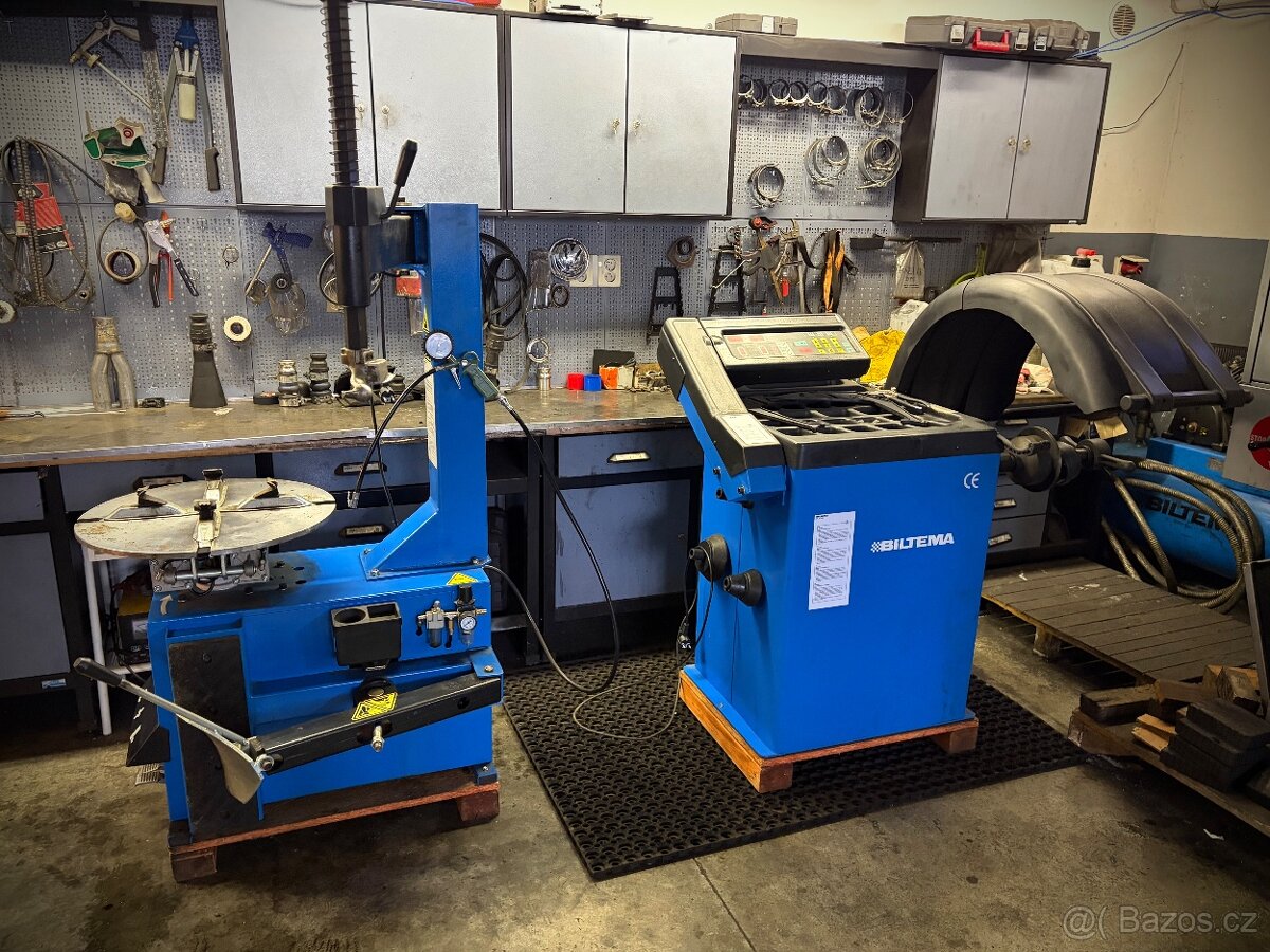 Zouvačka pneu + Vyvažovačka pneu BILTEMA