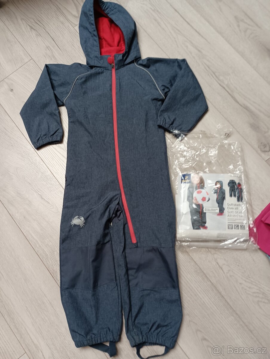 Tchibo 110-116 softshellový overal