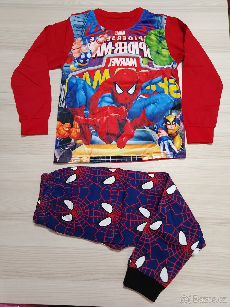 NOVÉ Pyžamo Avengers Spiderman, 5-6let