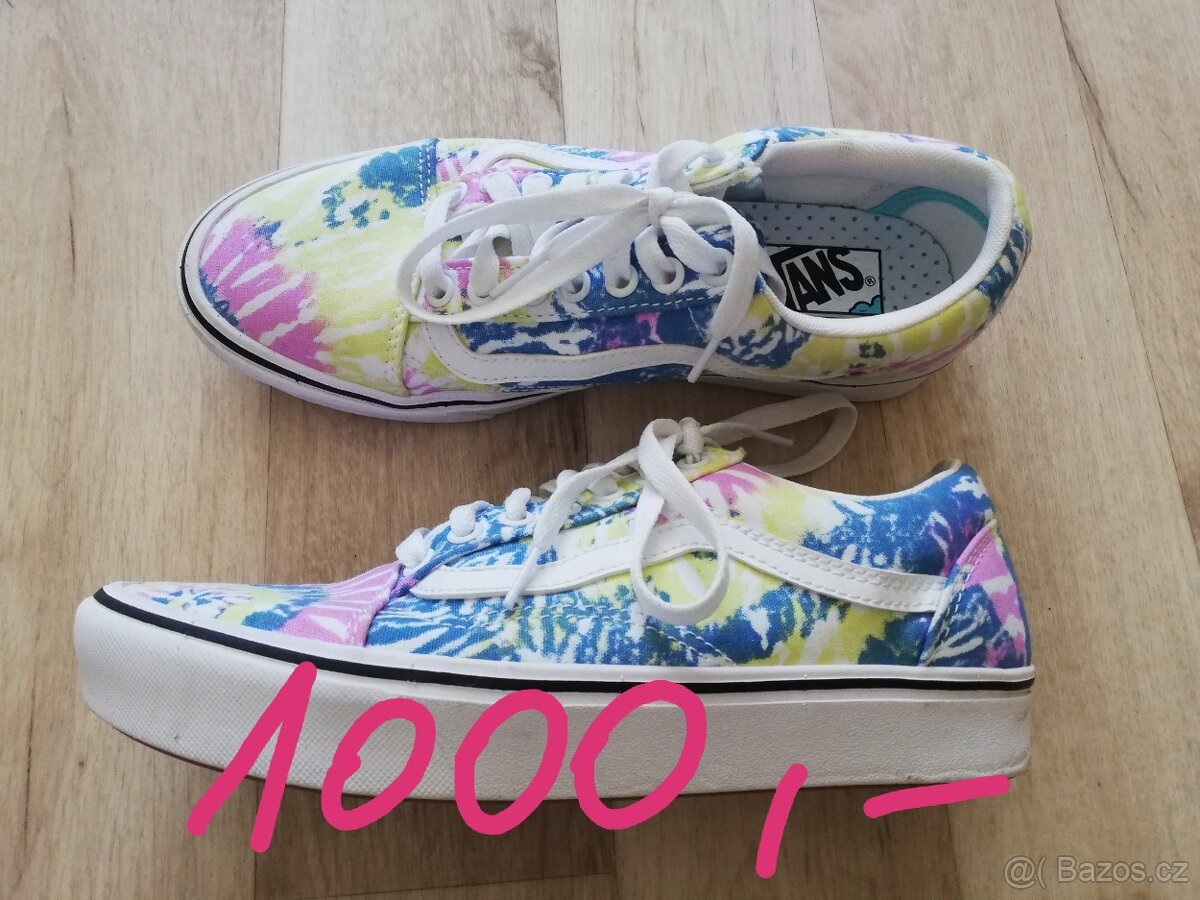 Vans platěnky dívčí