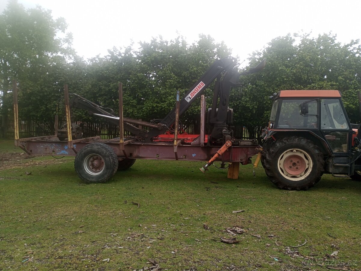 Vyvážecí souprava za traktor