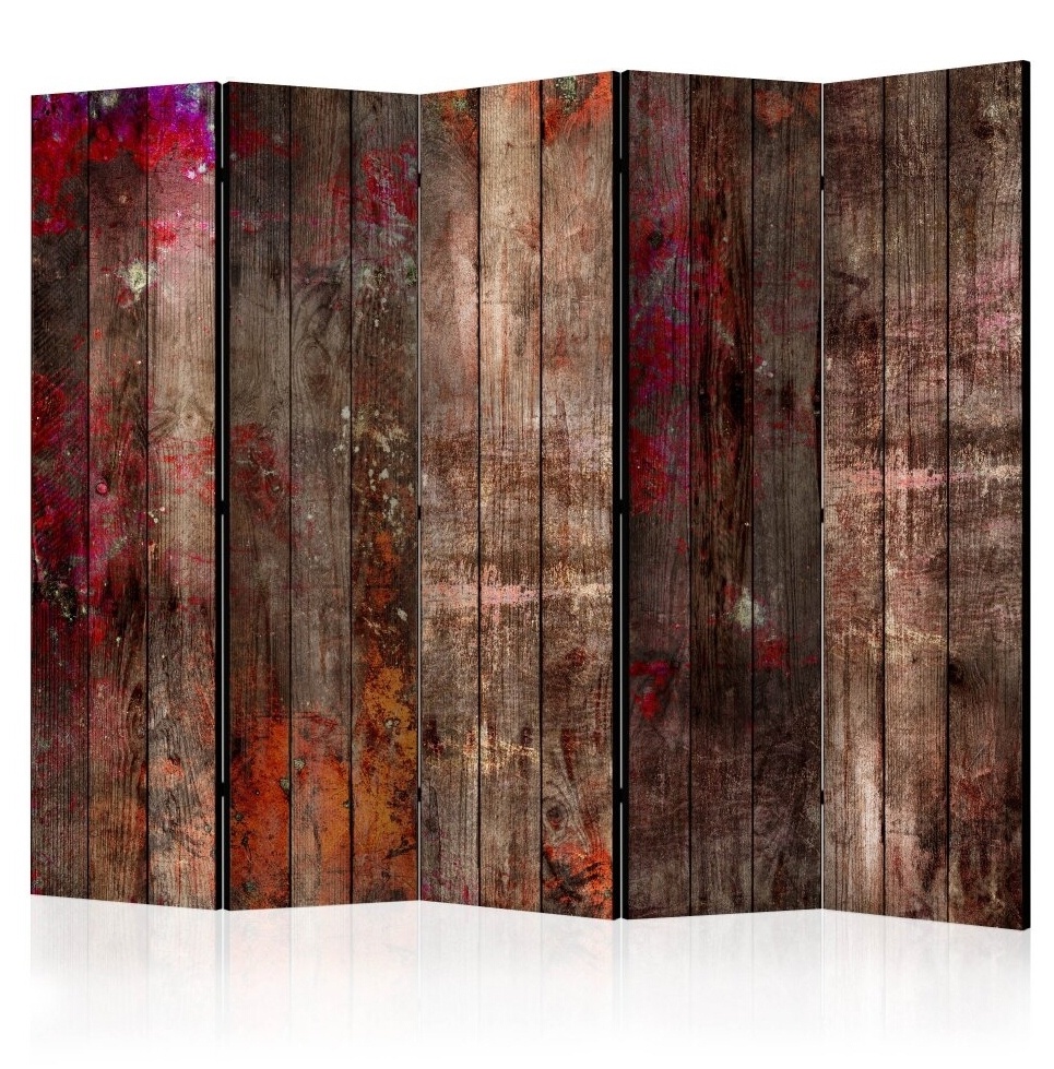 Zástěna / 2ks Paraván WOOD Stained 225x172cm