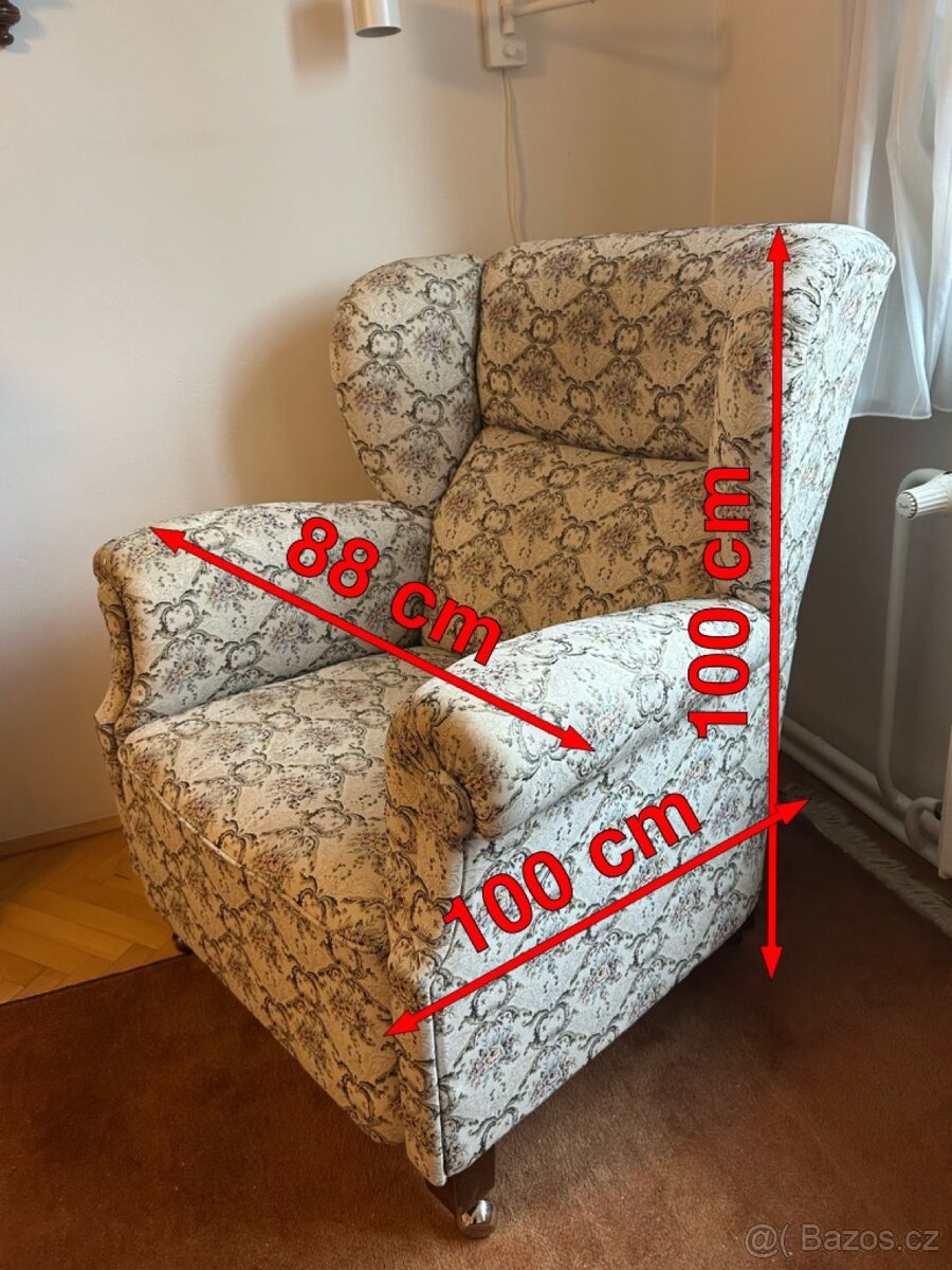 Dám za odvoz křeslo ušák