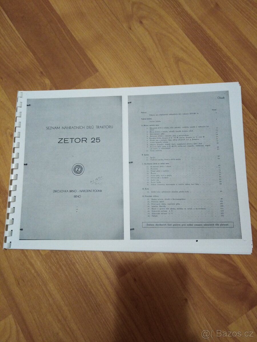 Zetor 25 katalog