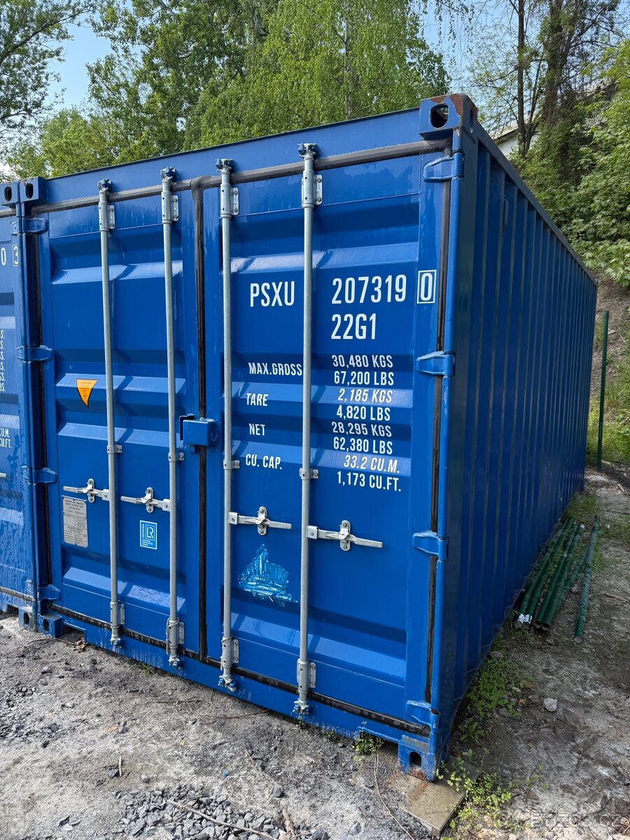 AKCE Prodej 4ks zánovních lodních kontejnerů