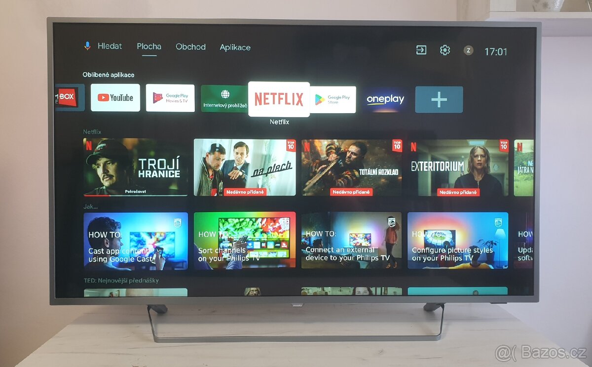PHILIPS SMART TV UHD 4K 55"(140CM) AMBILIGHT
