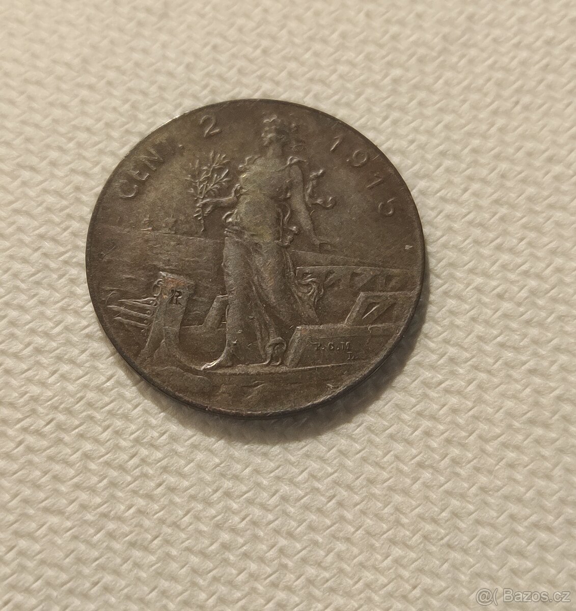 Mince 2 centesimi 1915r.