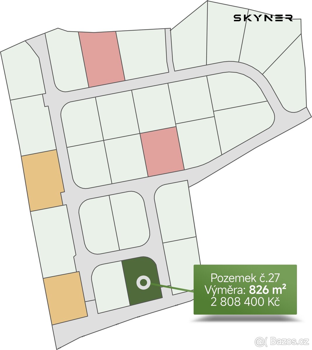 Prodej pozemky pro bydlení, 826 m2 - Krupka - Unčín
