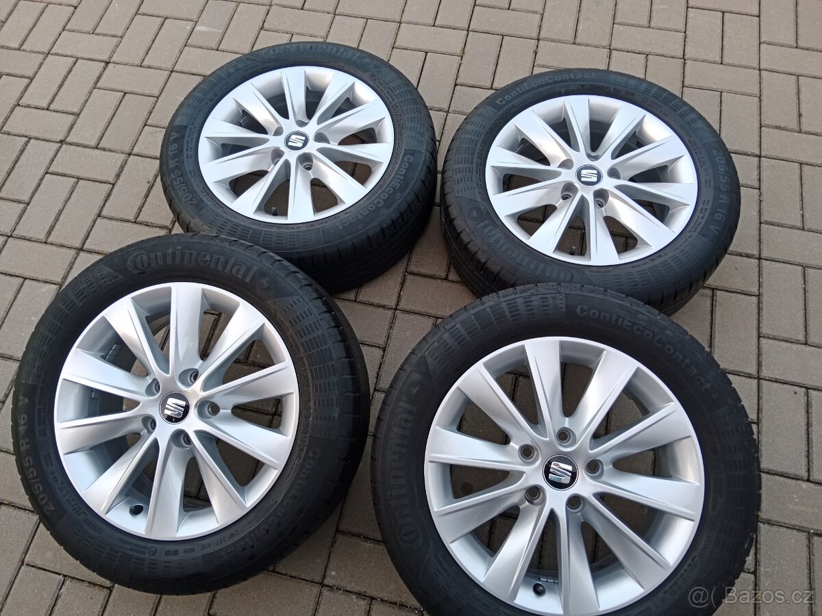 alu kola 5x112 r16 Seat a letní 205/55/16