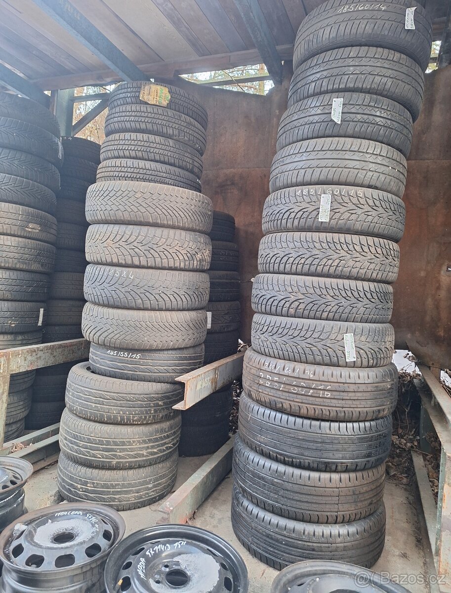 Použité pneumatiky letní/zimní/celoroční i Cargo