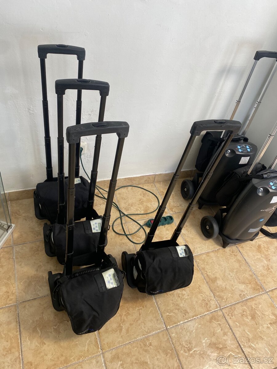 Mobilní kyslíkový přístroj Inogen G2 možnost dobíjení v autě