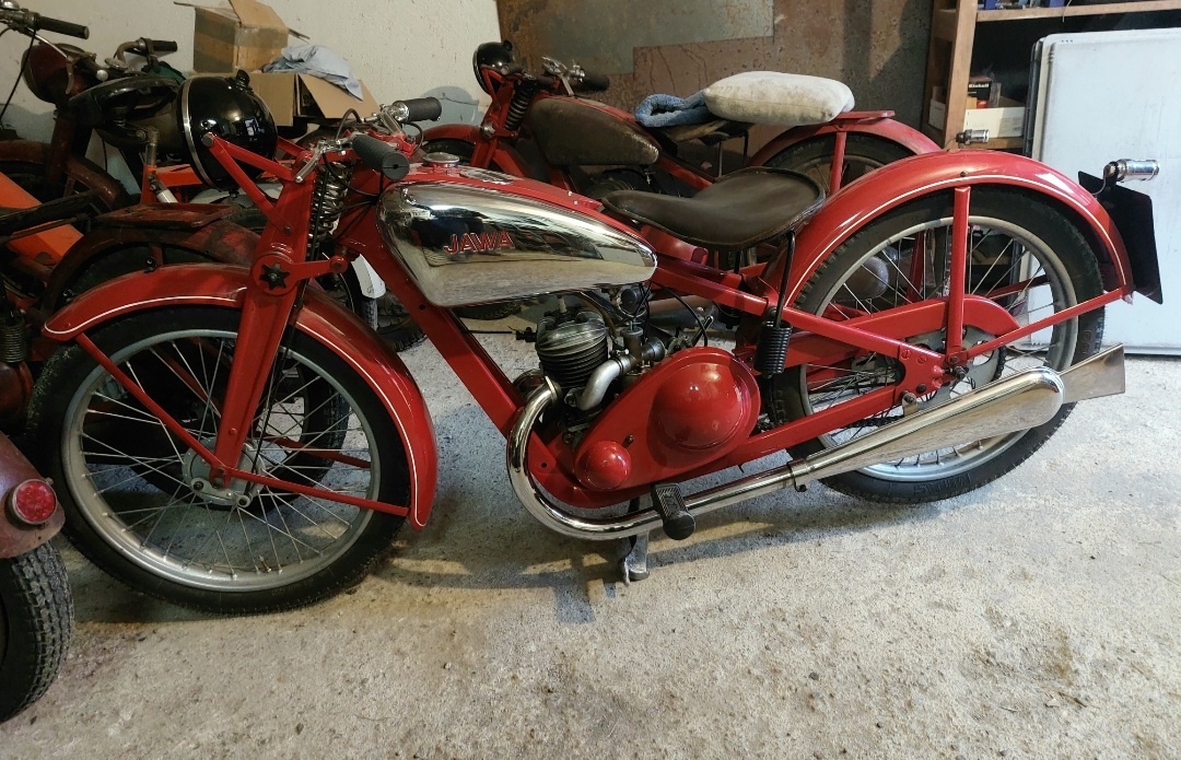 Jawa 175 Special 1935 serie hned po Villiersce
