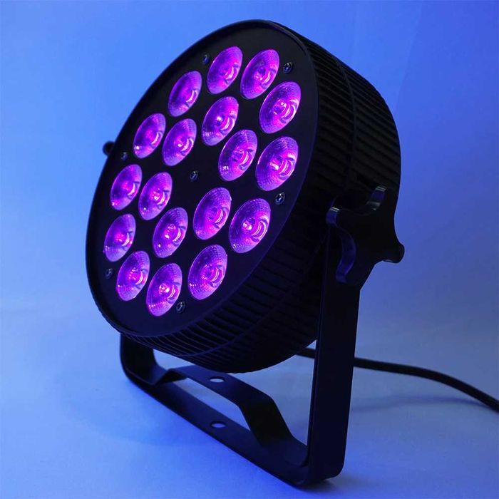 Reflektor LED PAR HEX 18x18W RGBWA+UV DMX SHEHDS