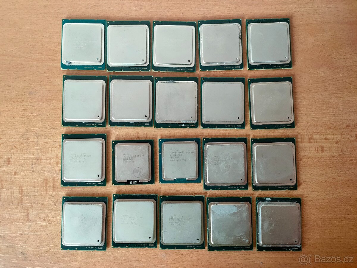 20 kusů procesorů Intel Xeon E5 - FUNKČNÍ