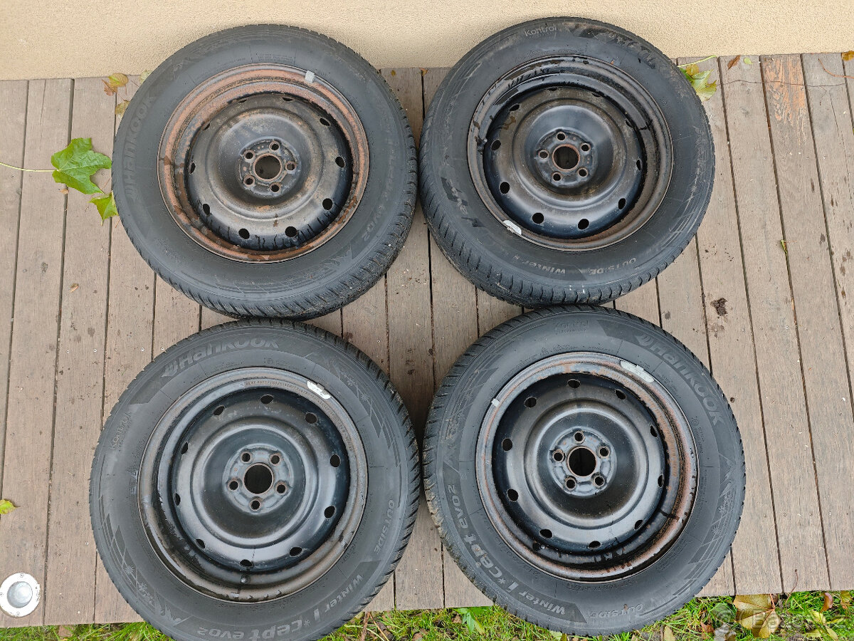Sada kol na Subaru Legacy, 16 palců, 5x100, plechové disky