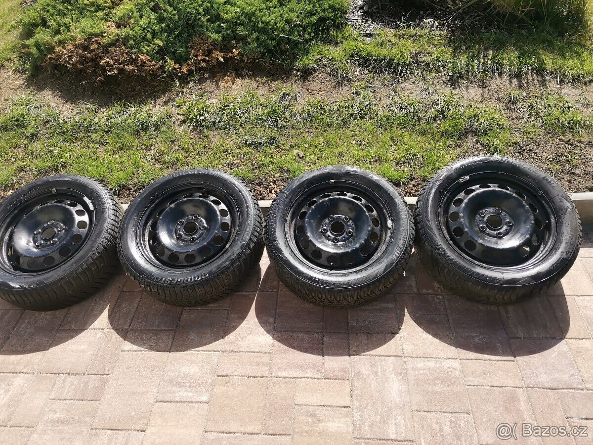Octavia III kola plechová 16 palců, Bridgestone 4mm