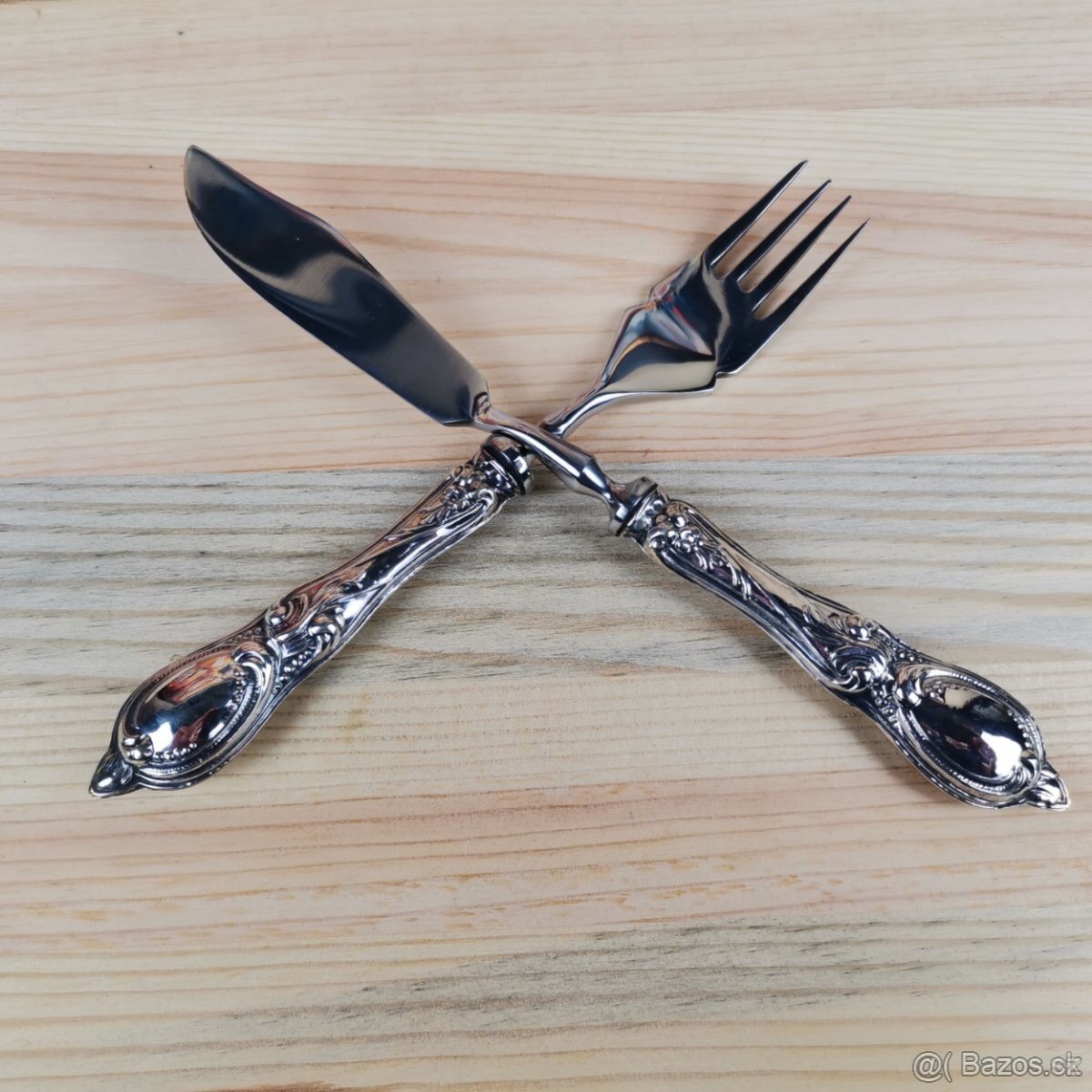 Strieborné príborové sety na ryby