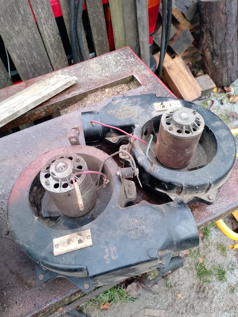 Škoda 100L 110L 110LS ventilátor topení