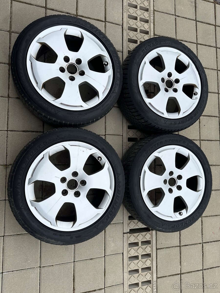 Alu 5x112 Audi R17, zimní sada pneu 215/50/17